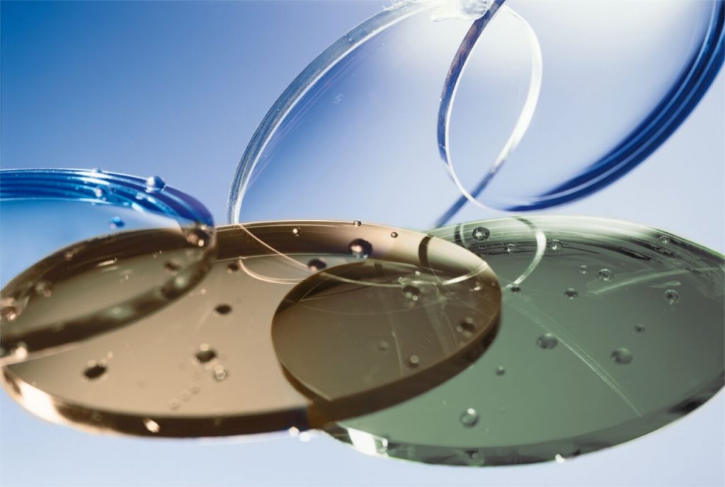 Lenti per occhiali colorate